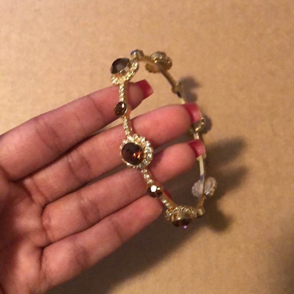 AMRITA Cubic Zirconia Bracelet (Caramel)
